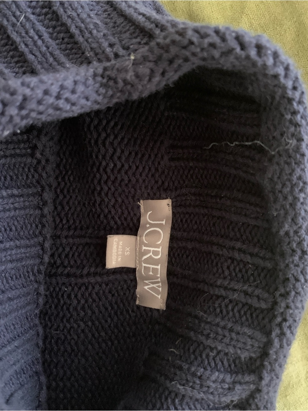 J. Crew 2025 rollneck sweater - Navy Blue - Picture 3 of 5
